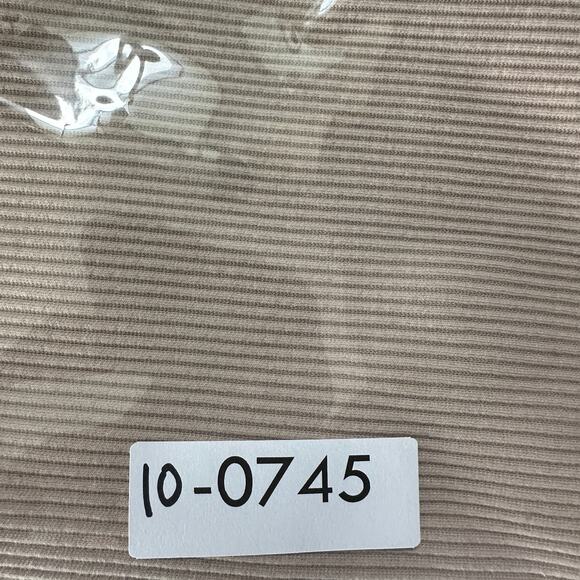 Uniqlo Ribbed Knit Leggings XL Beige Cotton Stretch Loungewear Normcore Cozy EUC - Picture 9 of 9